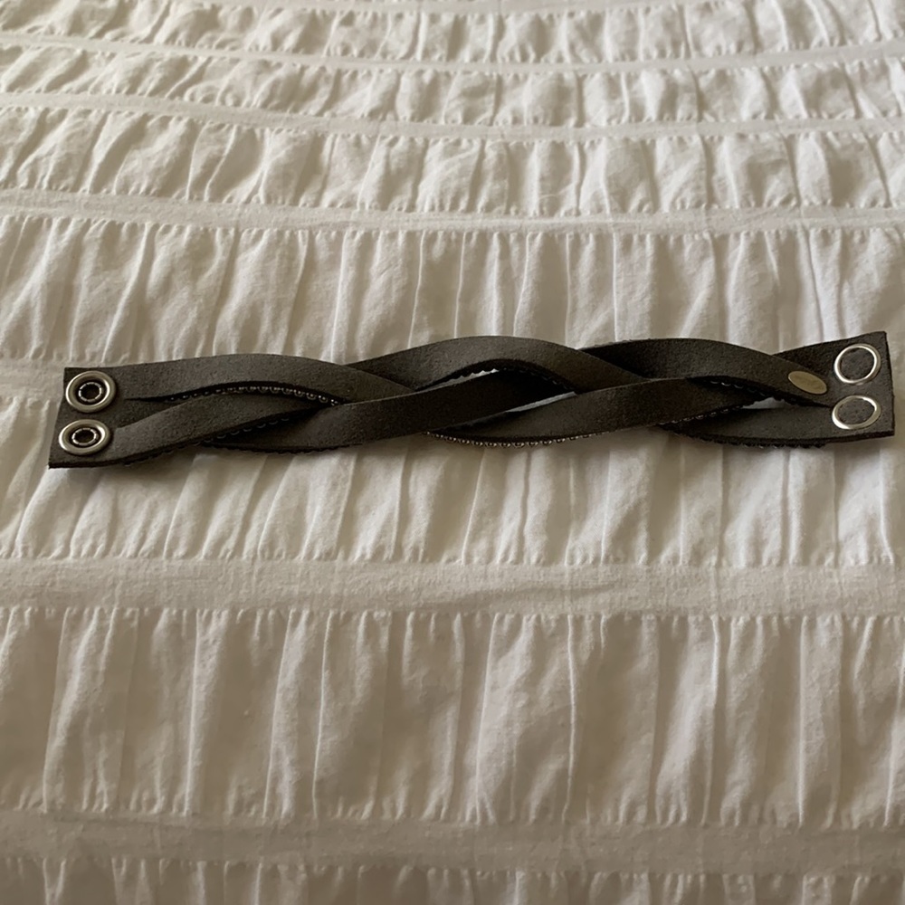 Crystal Wrap Bracelet in Black and Silver - Picture 6 of 8